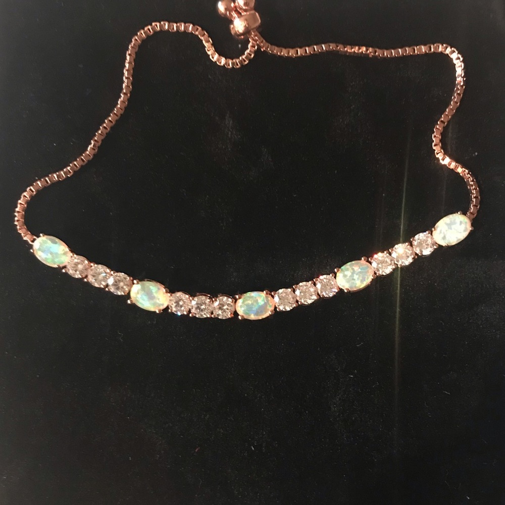 Opal Adjustable Tennis Bracelet